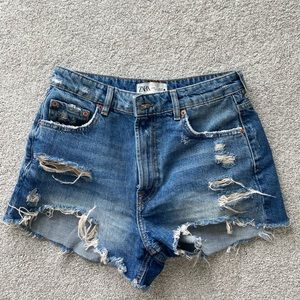 Zara jean shorts